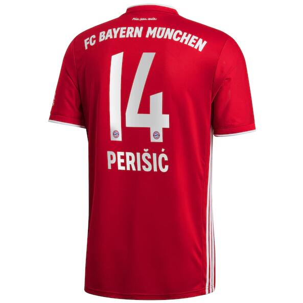 Bayern Munich Home Kit Soccer Jersey Perišic 14 2020/21